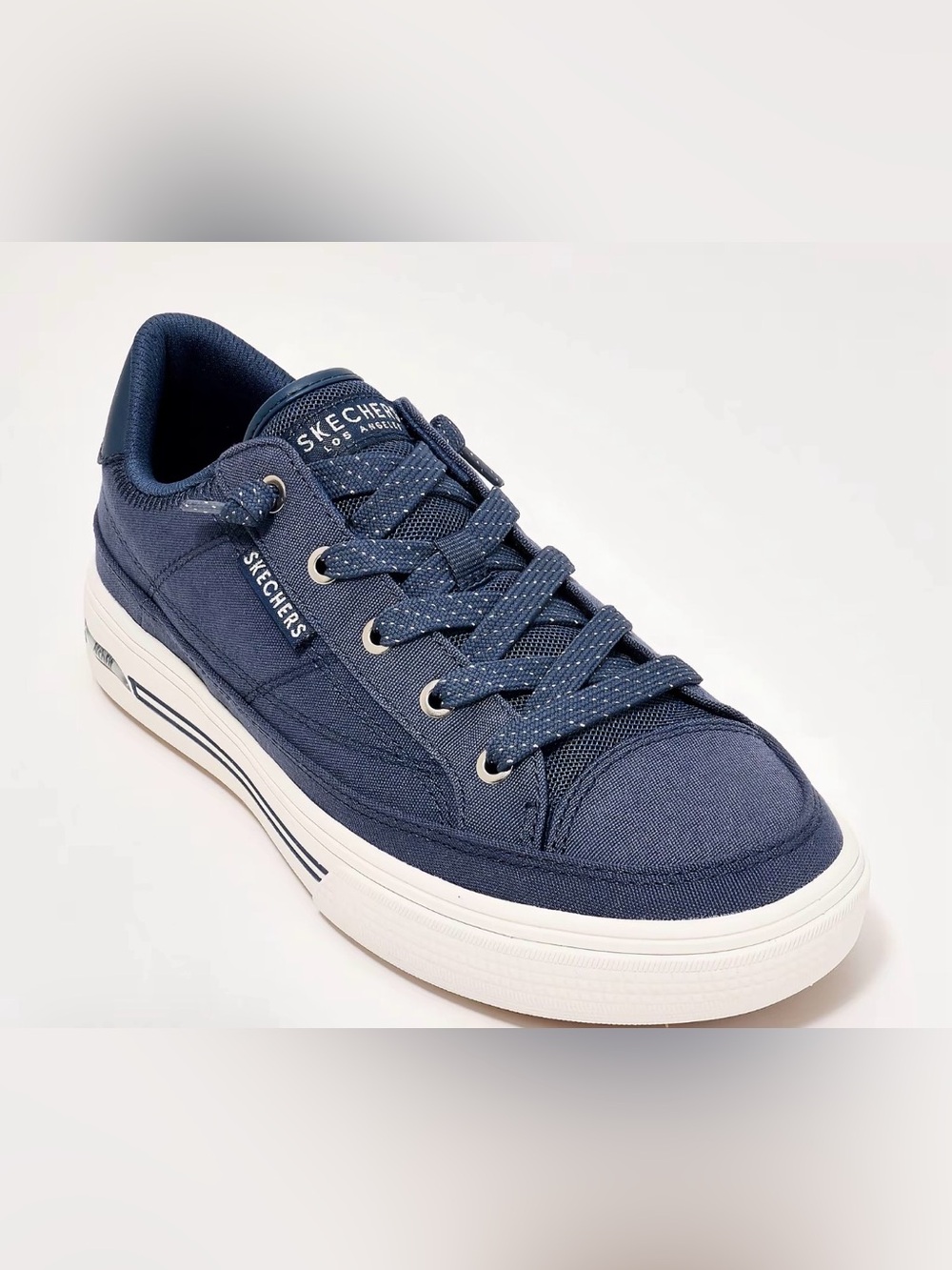 Skechers Navy Low-Top Canvas Sneaker